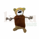 Pelúcia com Corda e Enchimento Plástico (barulho que estimula o animal)