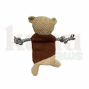 Pelúcia com Corda e Enchimento Plástico (barulho que estimula o animal)