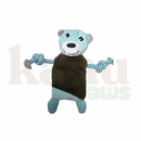 Pelúcia com Corda e Enchimento Plástico (barulho que estimula o animal)