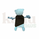 Pelúcia com Corda e Enchimento Plástico (barulho que estimula o animal)